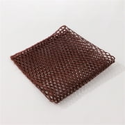 Cailmei Diamond Weave Scrub Cloth Pro - -Layer Stainless Steel Reinforced Dish Rags | Multi-Surface Safe For Nonstick/Glass/Ceramic, Reusable \u0026 Machine Washable Brown Free Size